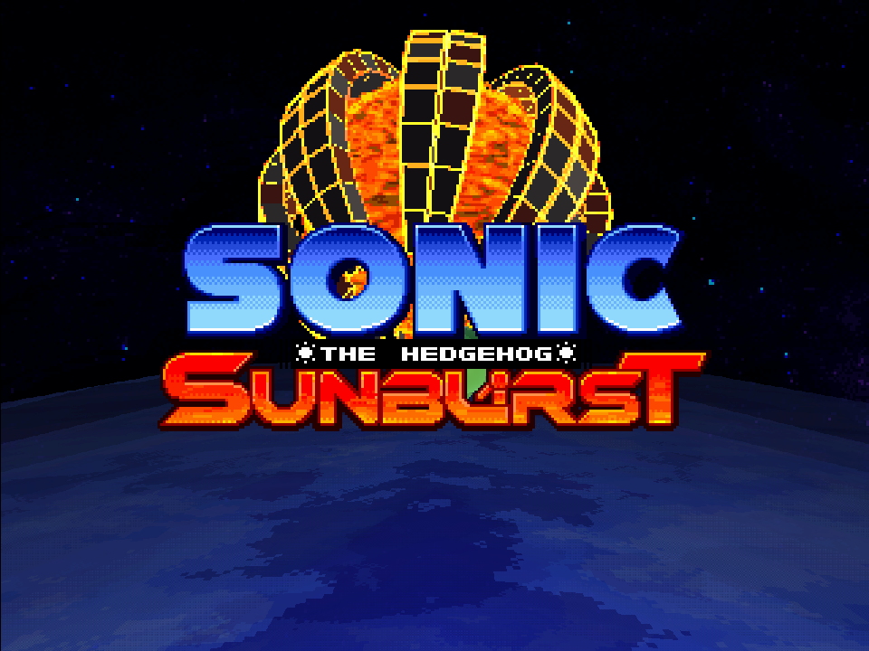 Sonic Sunburst title screen